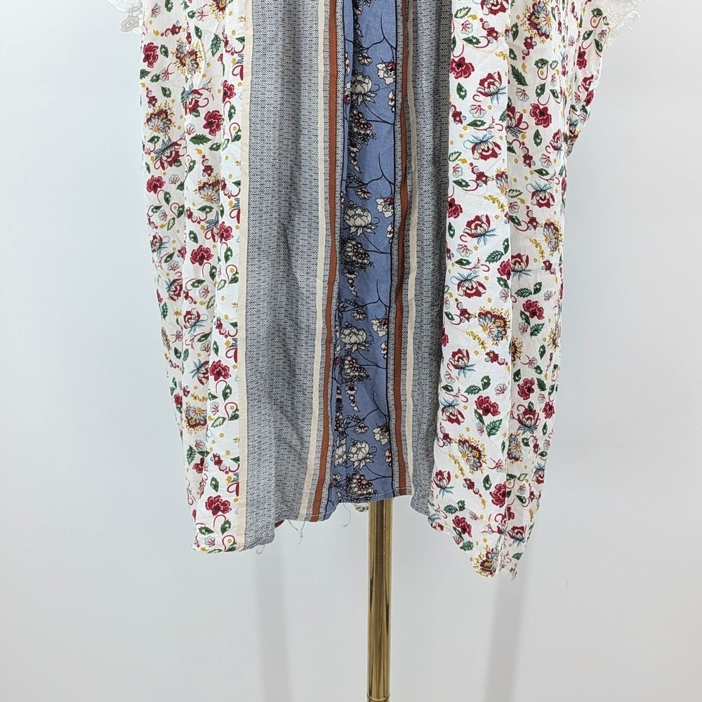 Cottagecore Lace Yoke Patchwork Tunic Romantic Bo… - image 7